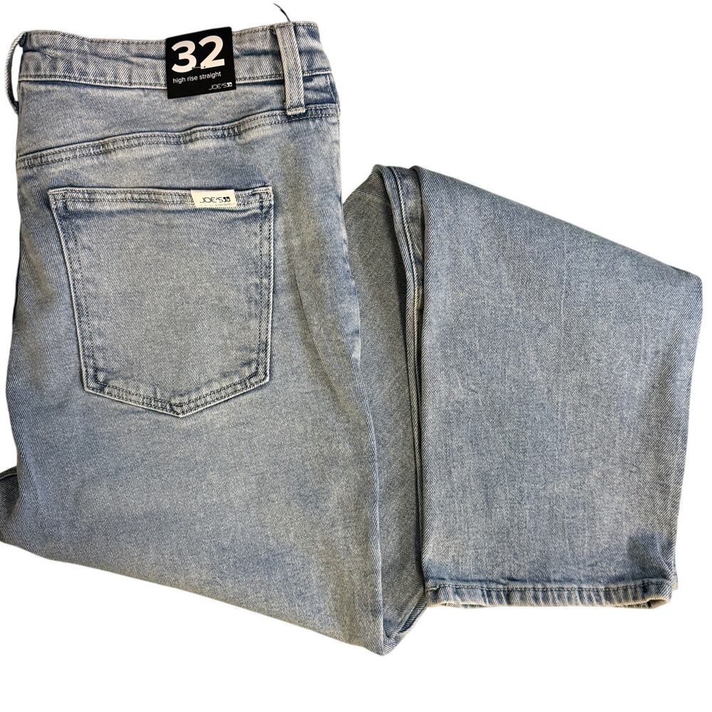 Joe’s Jeans Light Wash Size 32 x 31 High Rise Straight Leg Relaxed Denim NWT